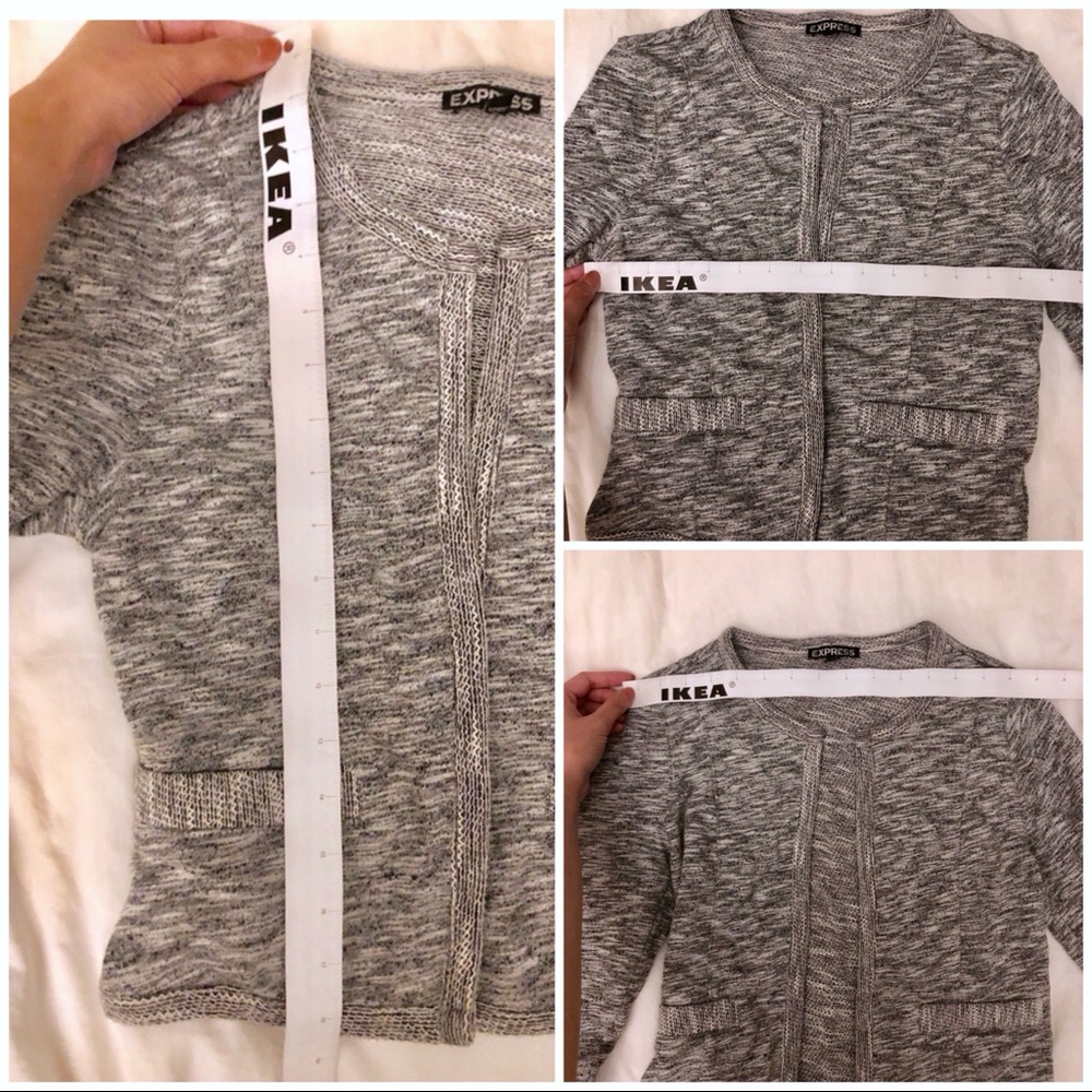 EXPRESS Beaded Cropped Jacket - Picture 6 of 7